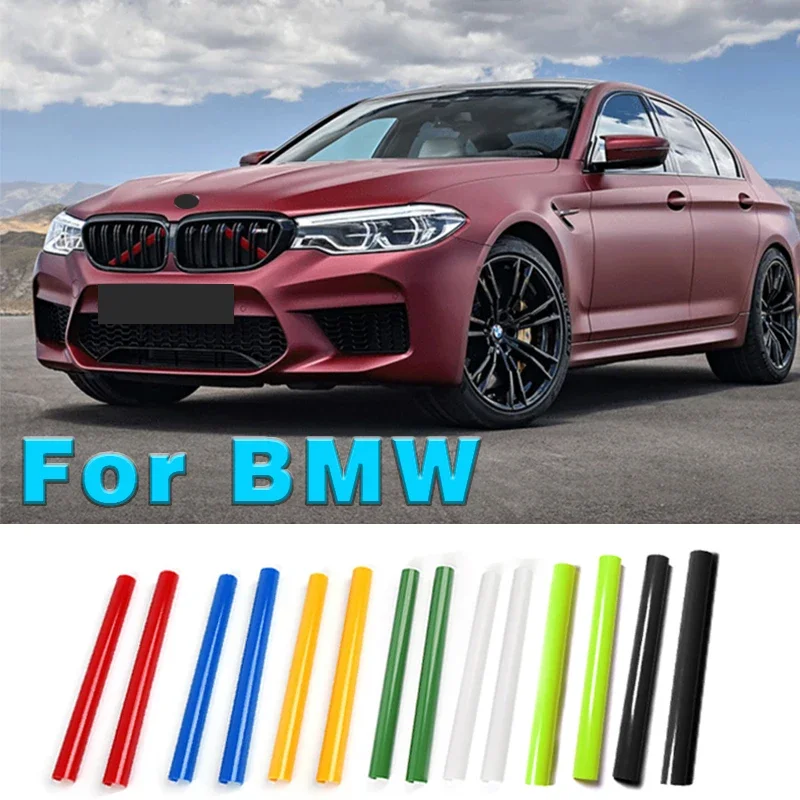 For BMW F20 F21 F22 F23 F30 F31 F32 F33 F44 F45 1 2 3 4 Series M Sport Front Grille Cover Frame Trim Strips Styling Accessories