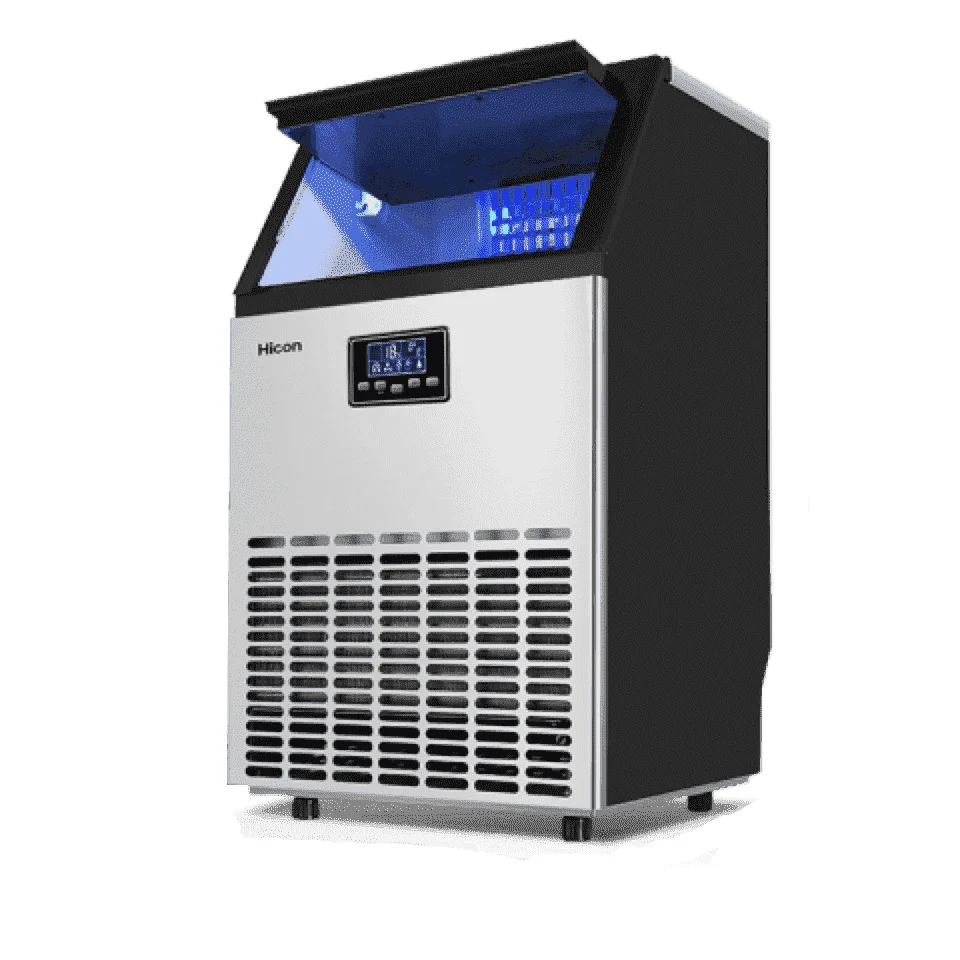 Fully Automatic Commercial Ice Cube Machine Big Capacity Square Shape for Hotels Coffee Shops OEM Factory Price 220v Electric