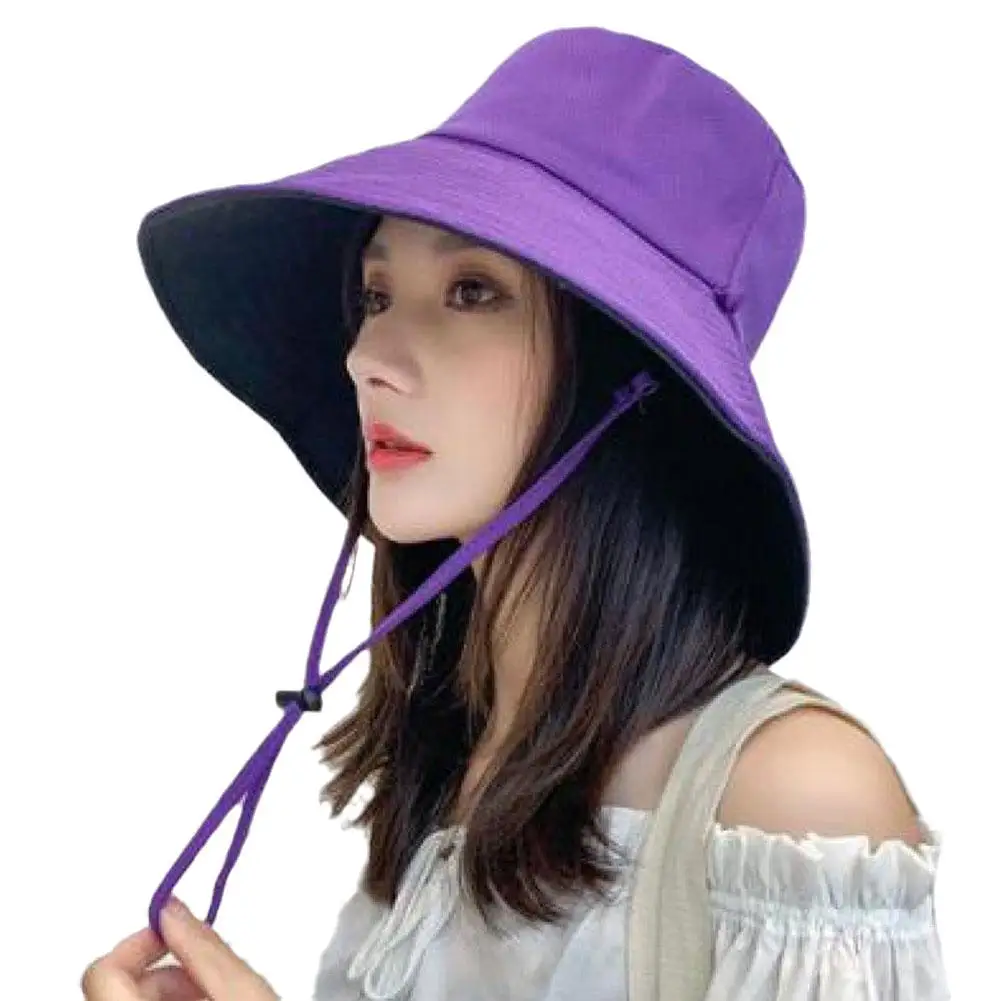 Foldable Sun Protection Hat Women Wide Brim Sun Visor UPF Spring 50+ Protection Traveling Hat Summer Hiking Cap Fishing