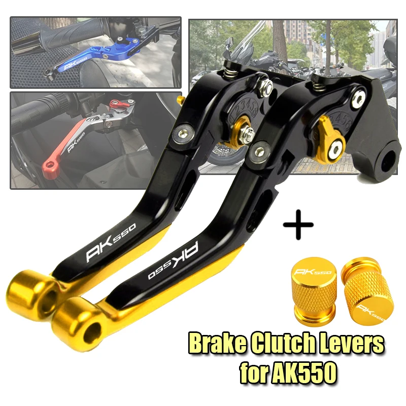 

For KYMCO AK550 2017-2020 Motorcycle Brake Levers Extendable Adjustable Foldable Hydraulic Handle Lever