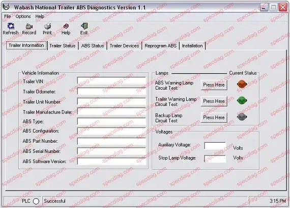 

Wabash Trailer ABS Diagnostics 1.1