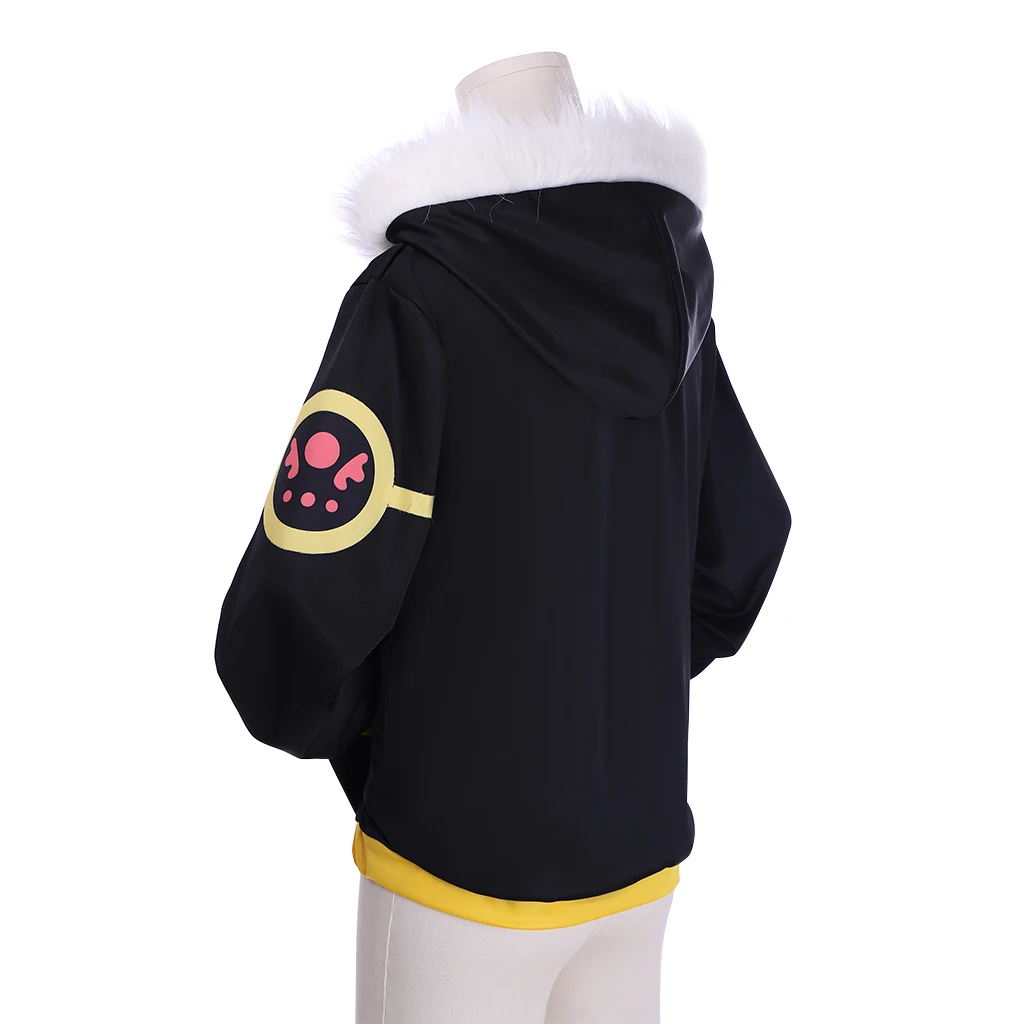 Game Undertale Fell Sans Cosplay Costume Black Jacket Coat Halloween Carnival  Role Play  Outfits For Men