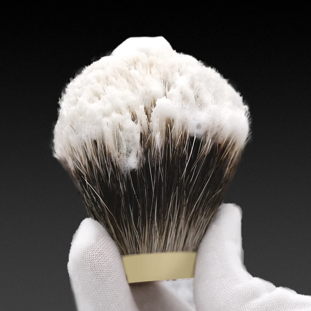 GDMG SHAVING BRUSH SHD Hook Two Band Badger Hair Knot Bulb Shape Barbershop Trimmer Beard Type Kit