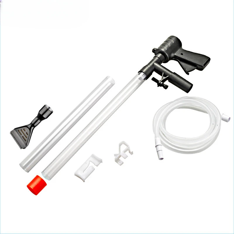 Pneumatic Sand Washer Fish Tank Water Exchanger Semi-automatic Water Change Pipe For Small Fish Tanks