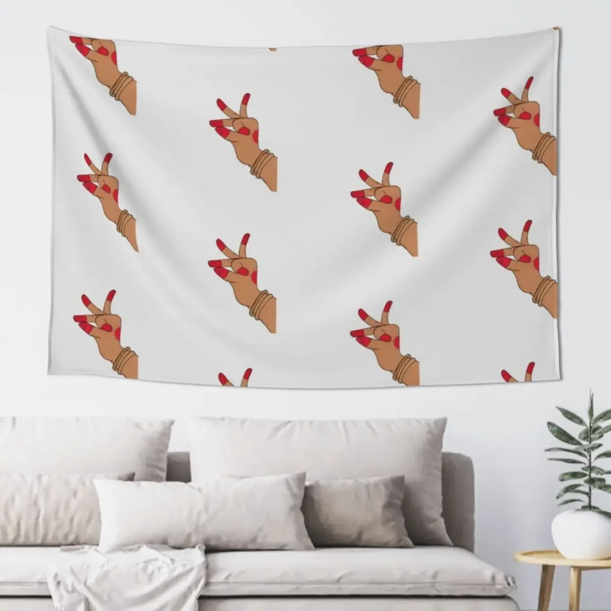 

Bharatanatyam dance Mudra hand gesture Tapestry Decoration Room Room Decoration Korean Style House Decoration Custom Tapestry