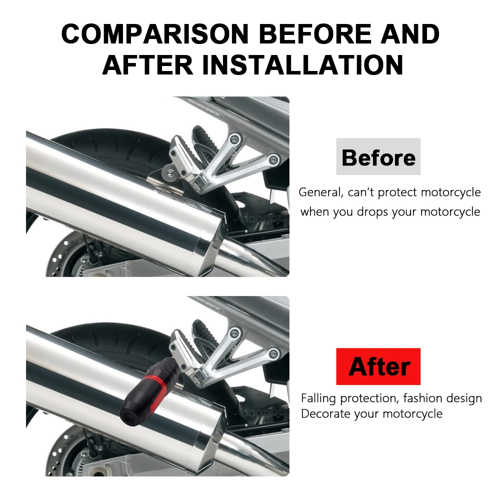 Falling Protection Aluminum Crash Protector Motorcycle for Suzuki GSX1250FA Accessories GSX 1250 FA 1250FA Bandit 1250F