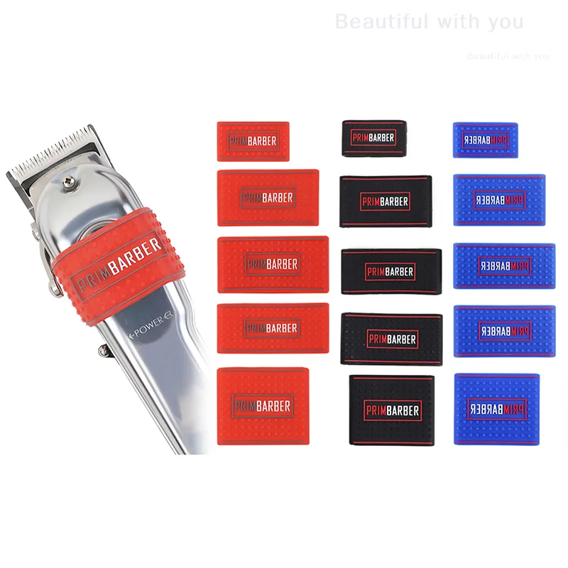 5 Pc Non Slip Barber Clipper Bands, Professional Barber Clipper Grips, Heat Resistance Barber Sleeve Hair Clipper HolderTools