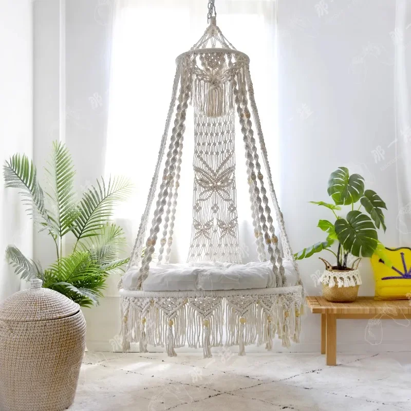

Hammock Bohemian Balcony Swing Home Living Room Indoor Hanging Chair