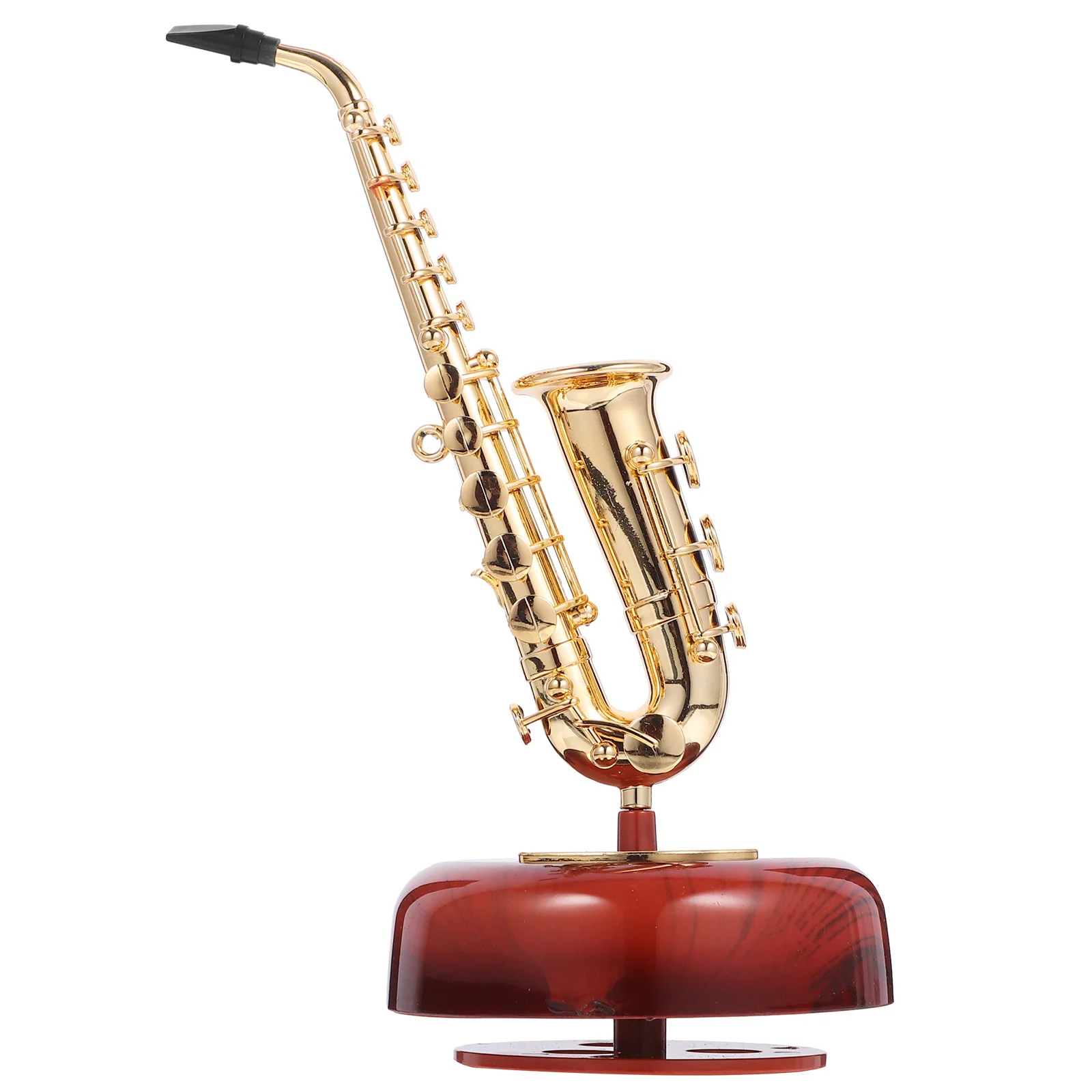 

Music Box Vintage Wind-Up Melody Box For Home Decoration Tabletop Decor Instrument Gift Women Festival Present Clockwork