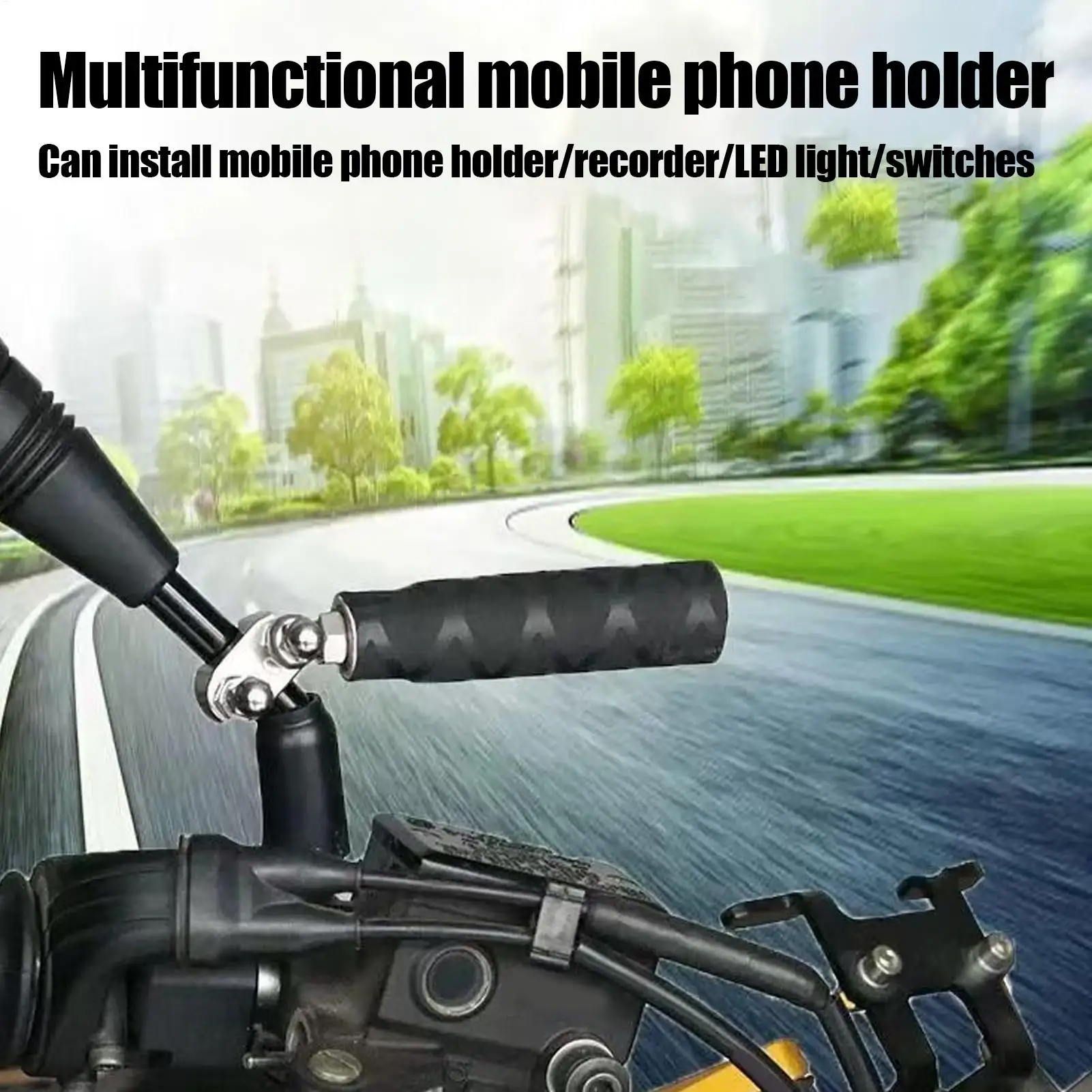 

Монтажный кронштейн для мотоцикла, монтажный кронштейн, регулируемая опора, многофункциональный держатель для ремонта зеркал, светильник для путешествий, женщин