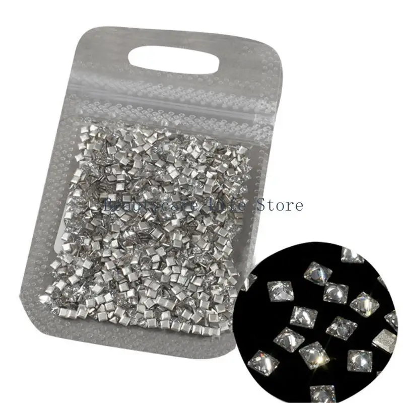 652C 1440Pcs Flatback Rhinestones Nails Art for DIY Projects and Clothing Embellishments Crafts and Sewing