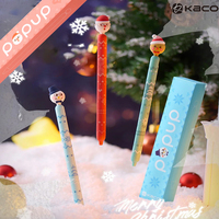 KACO Christmas Gift Pen Limited Set Joyful Fairy Tale Snow House Gel Pens Creative Stress-Relief Quick-Dry Smooth Writing Tools