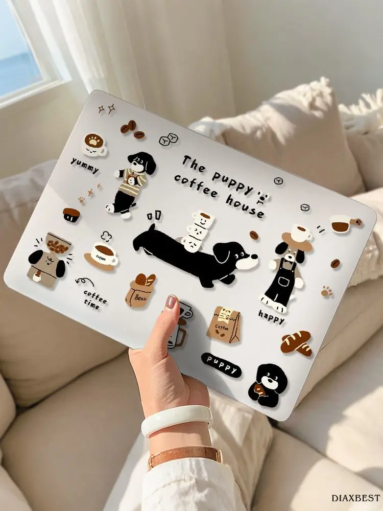 Crystal Clear Dachshund Case for Macbook Air 13.6 M5 M1 Pro 14 M4 Air 15.3 13 M3 15 M2 Mac Cover A3113 A2681 A2442 A2941 Hard PC