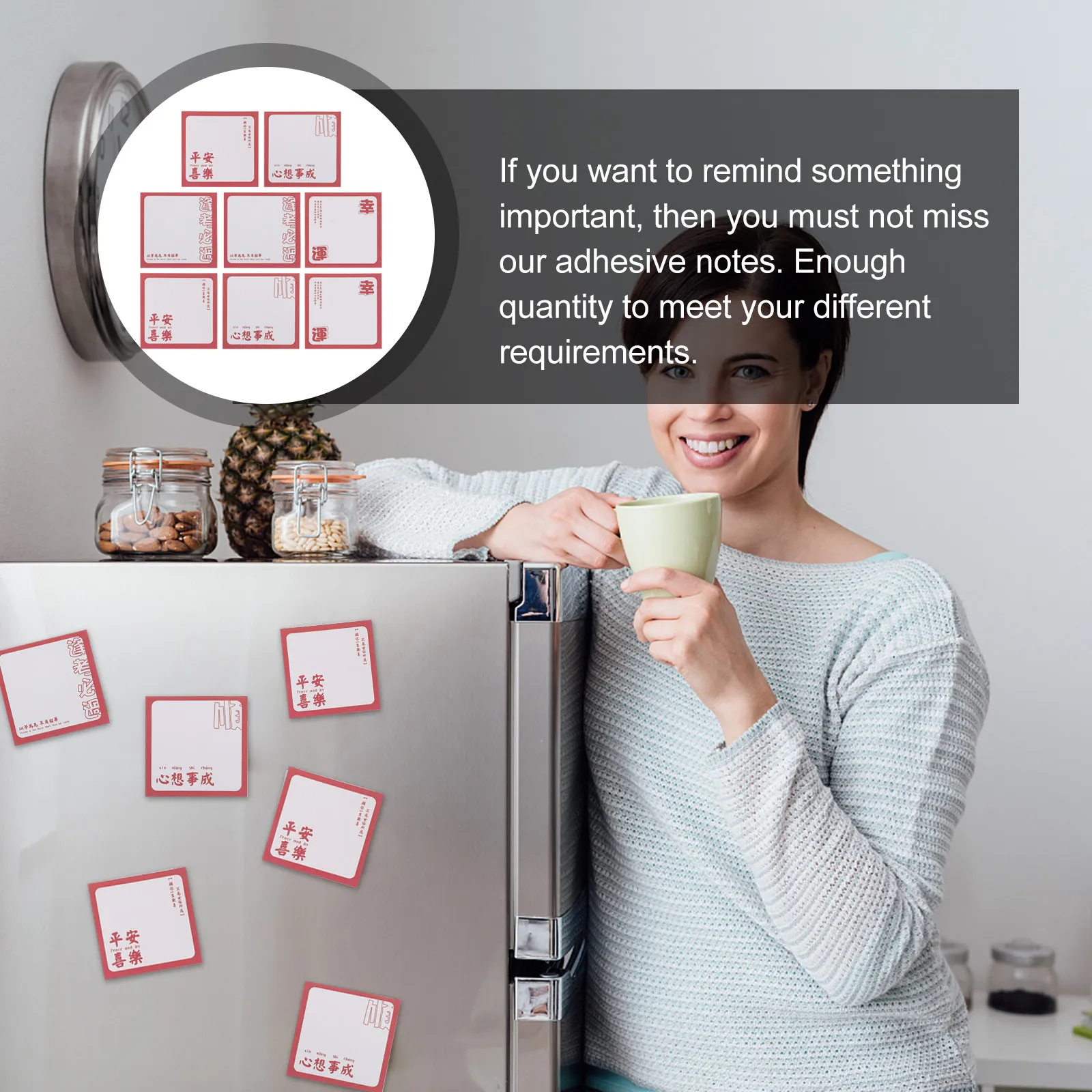 

Набор из 8 штук: милые самоклеящиеся блокноты для заметок, стикеры-закладки, клейкие листочки для сообщений