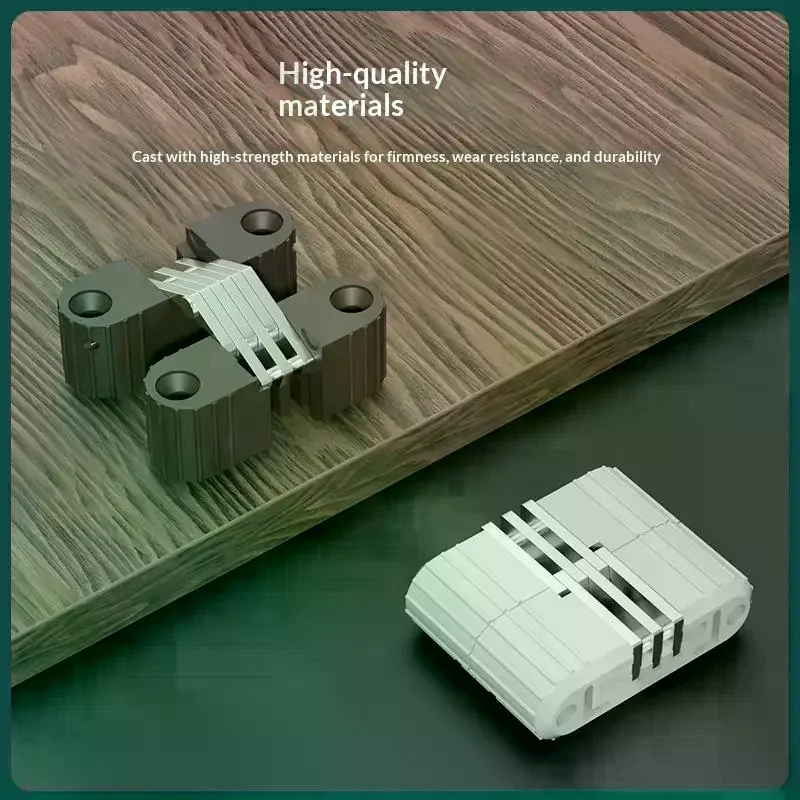 Cross Hidden-Hinges Plastic Iron Folding Door Table And Chair Cross Hinge Plastic Concealed Hinge Furniture Hardware Accessories