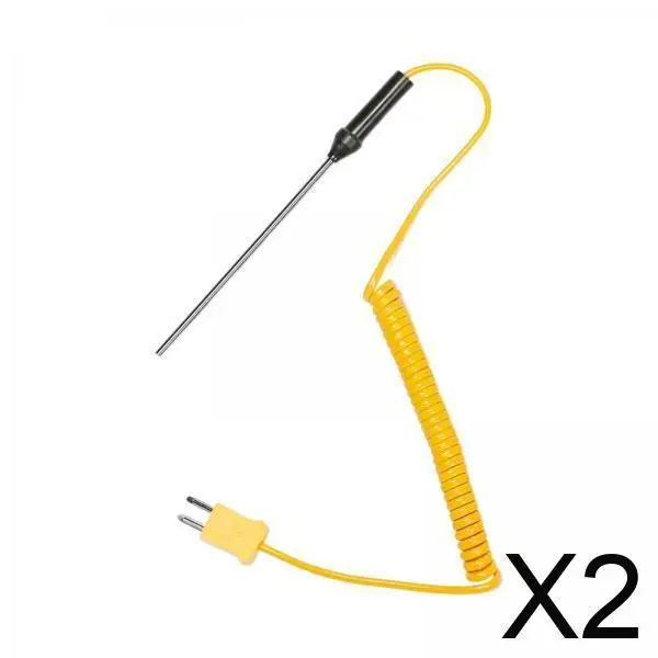 

Датчик температуры типа K, аксессуар для цифровой термопары из нержавеющей стали для мультиметра и технического термометра