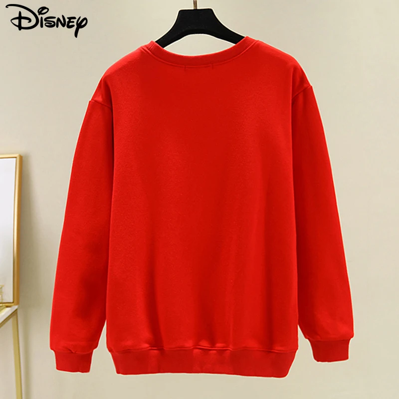 Disney Brand Clothing New Arrival Top Fashion Pullovers Casual Cotton Cartoon 3D Mickey Mouse O-neck Women Sweatshirts