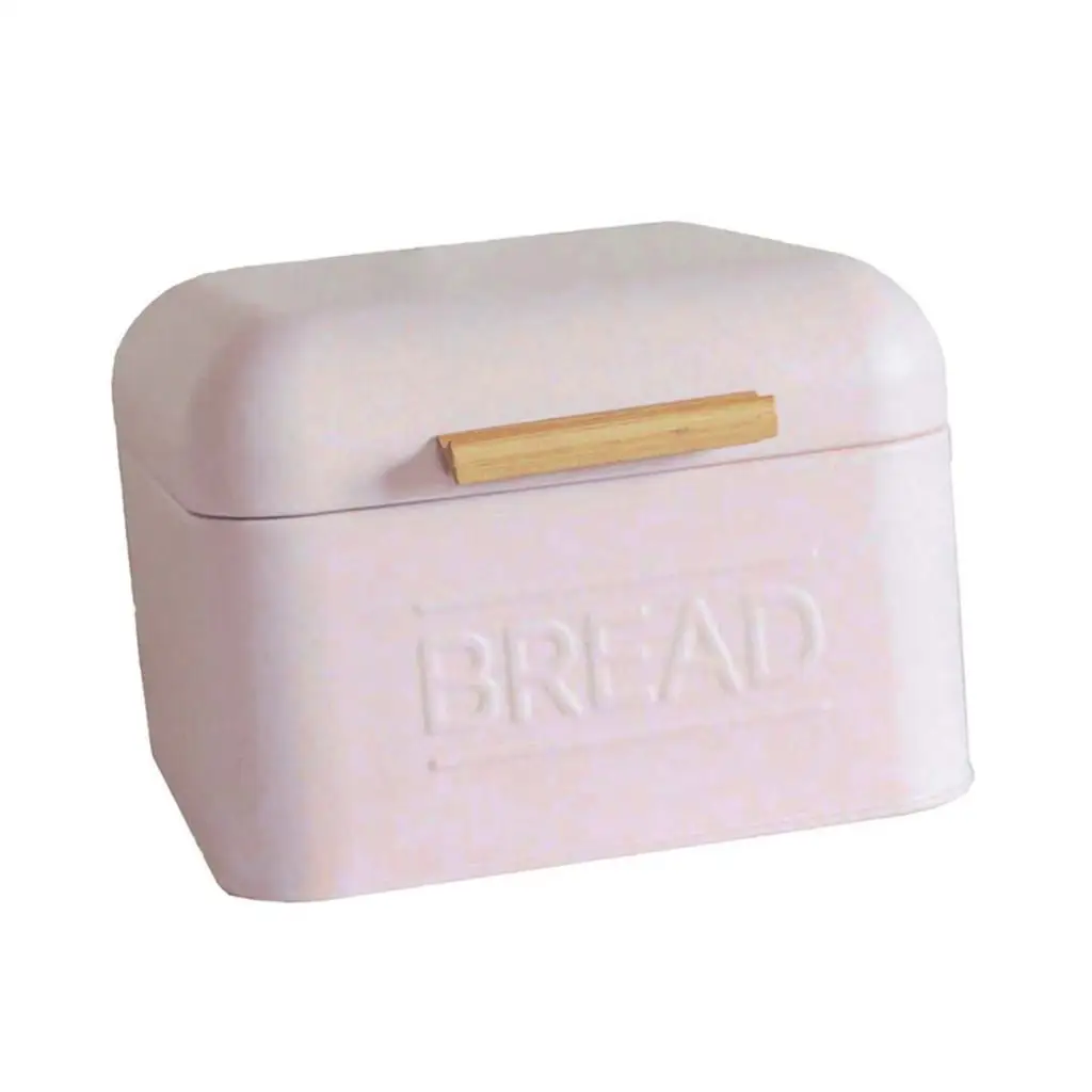 Bread Food Storage Box Bread Bin Organizer Rustic Multipurpose with Lid Organization for Cabinet Kitchen Home Pantry Bakery