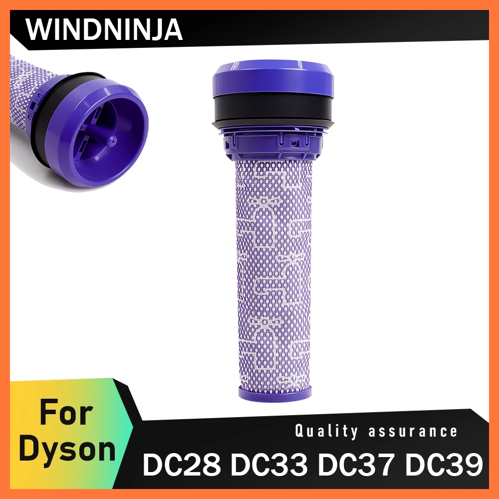 Детали фильтра предварительного двигателя для пылесоса Dyson DC28 DC33 DC37 DC39 DC41 DC53, моющийся ствол, фильтр предварительной очистки, запасной аксессуар