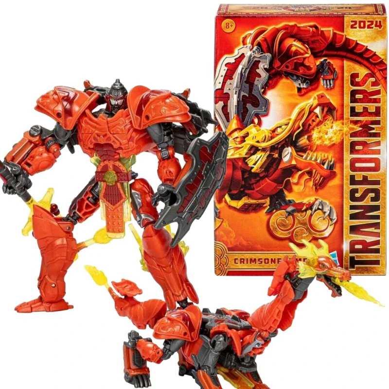 

In Stock Transformers 2024 Chinese Lunar New Year Year of The Dragon Crimsonflame Action Figure Model Toy Collection Hobby Gift