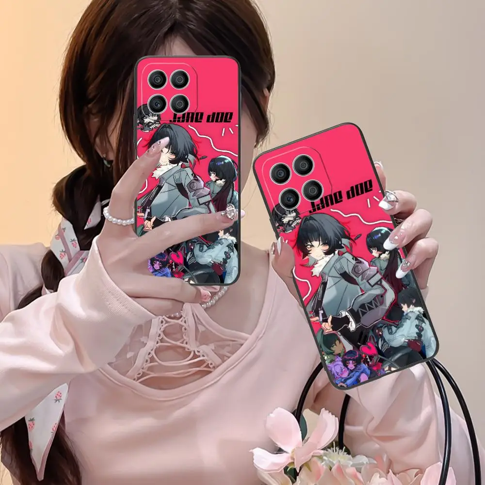 حافظة هاتف Zenless Zone Zero Jane Doe لهاتف Honor 90 80 70 60 50 30 20 10 9 8 7 Pro S SE Lite 5G طباعة ملونة واقية جميلة