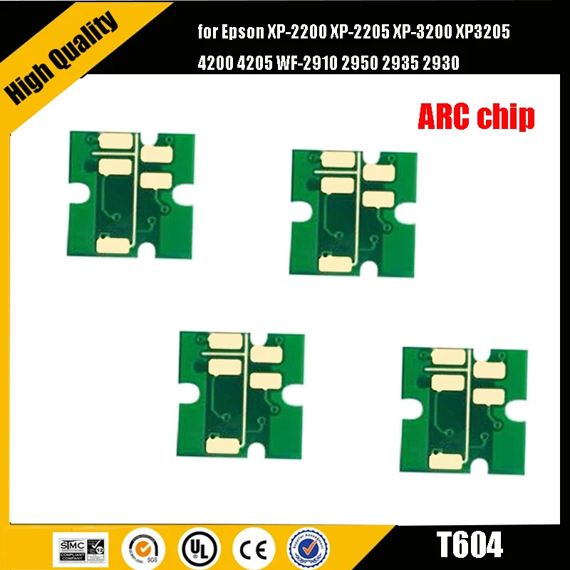 

Einkshop Europe 604 ARC Chip For Epson T604 T604XL For Epson XP-2200 XP-2205 XP-3200 XP-3205 XP-4200 XP-4205 Printers ﻿