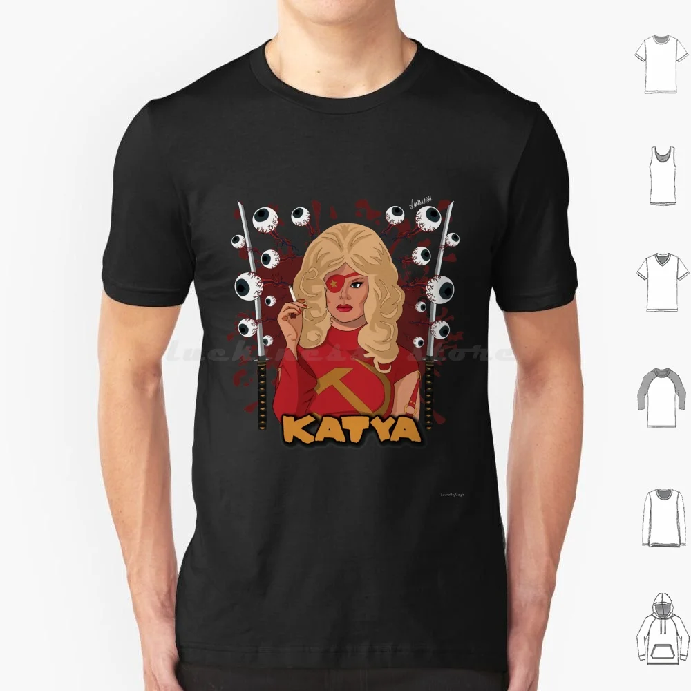 Katya Zamolodchikova-Soviet Mountain Snake T Shirt 6xl Cotton Cool Tee Katya Katya Zamolodchikova Rupauls Drag Race Drag Race