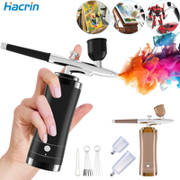 Airbrush Cordless Airbrush Kit With Compressor Portable Handheld Airbrush Gun for Painting Cake Decor Nail Art Model Coloring