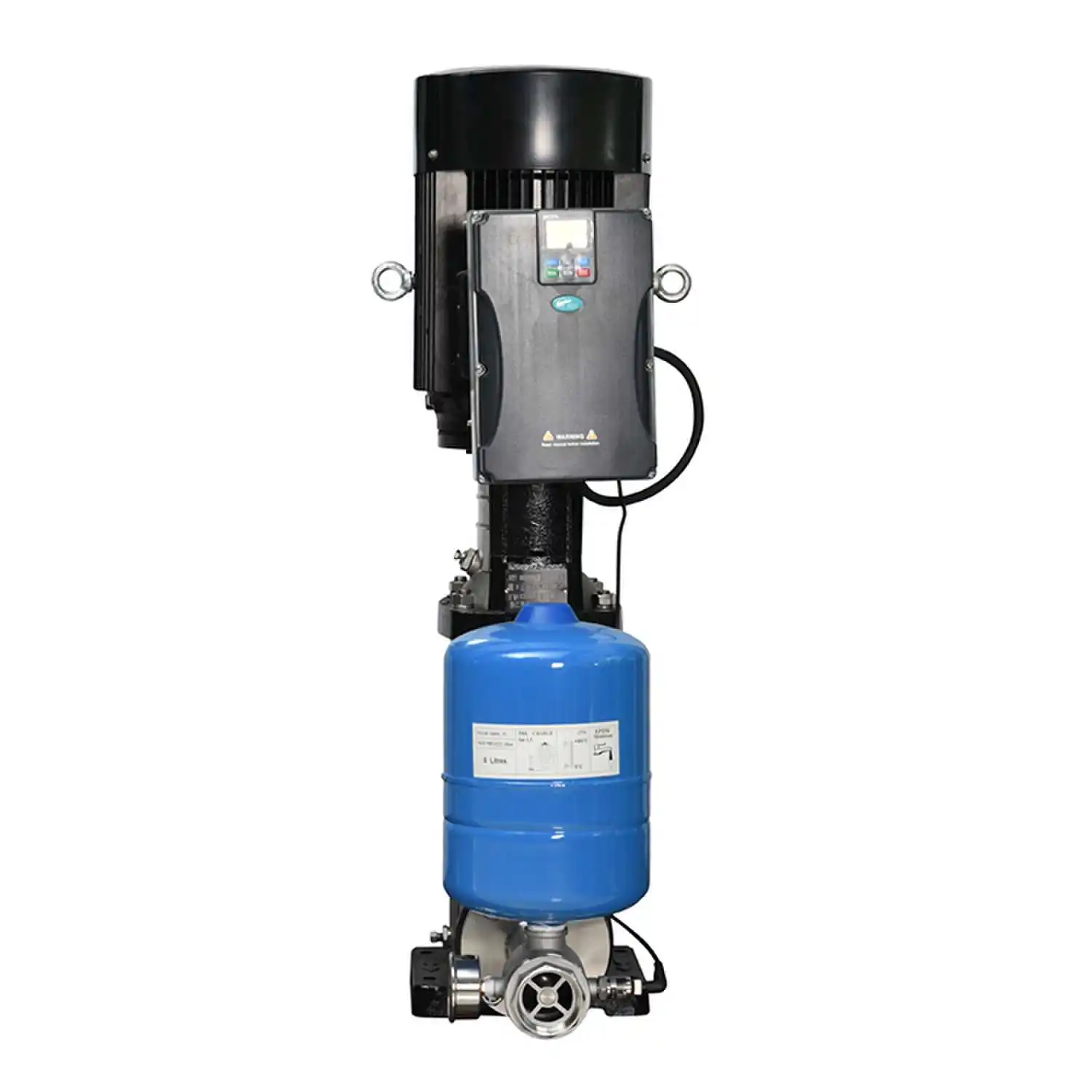 High Pressure Water Pump Booster Pump with Controller 25/5/75HP Energy Saving for Clean Water Usage OEM Supported