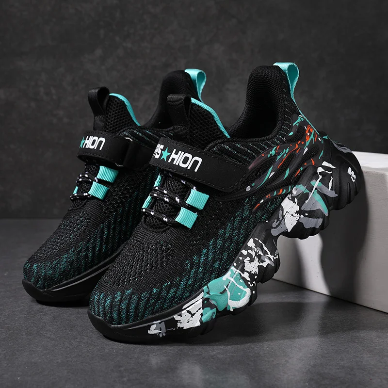 

New Trendy Children’s Fashionable Athletic Breathable and Lightweight Outdoor Kids Running Shoes and Sneaker for Boy and Girls