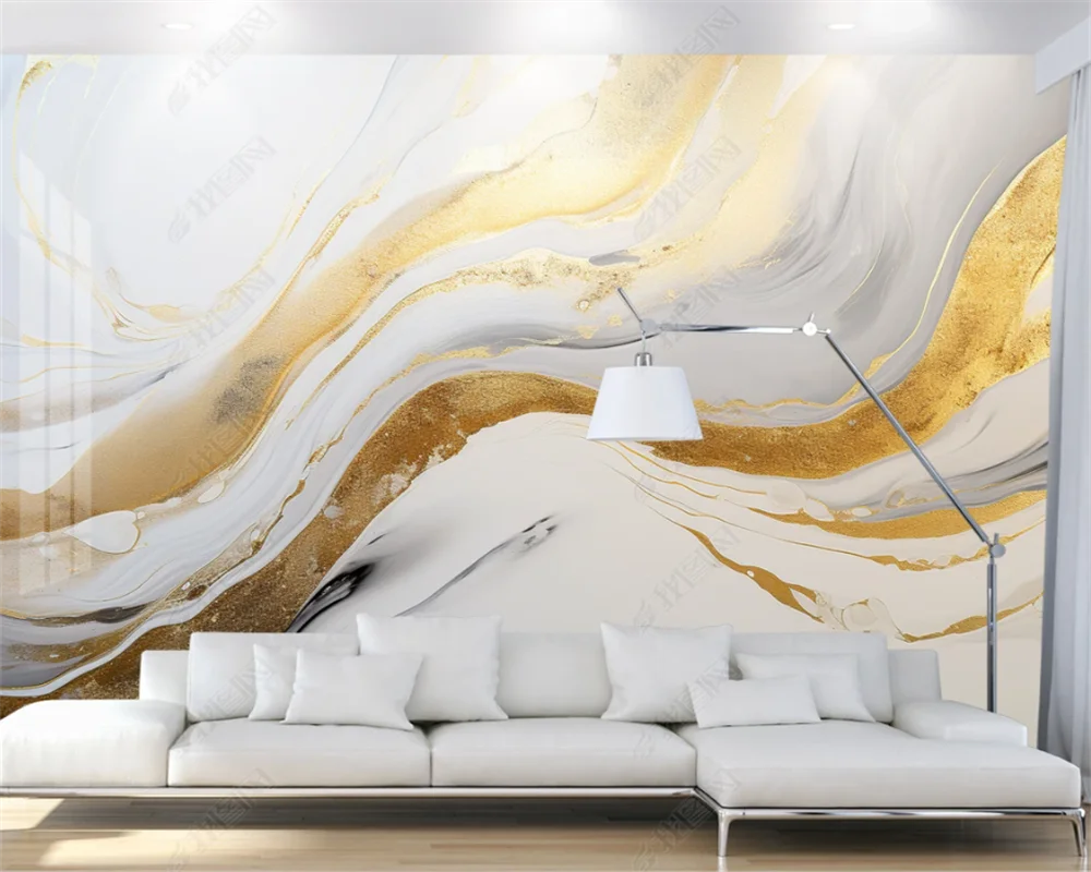 beibehang wall paper Customized latest Nordic marble light luxury modern minimalist living room TV background 3d wallpaper