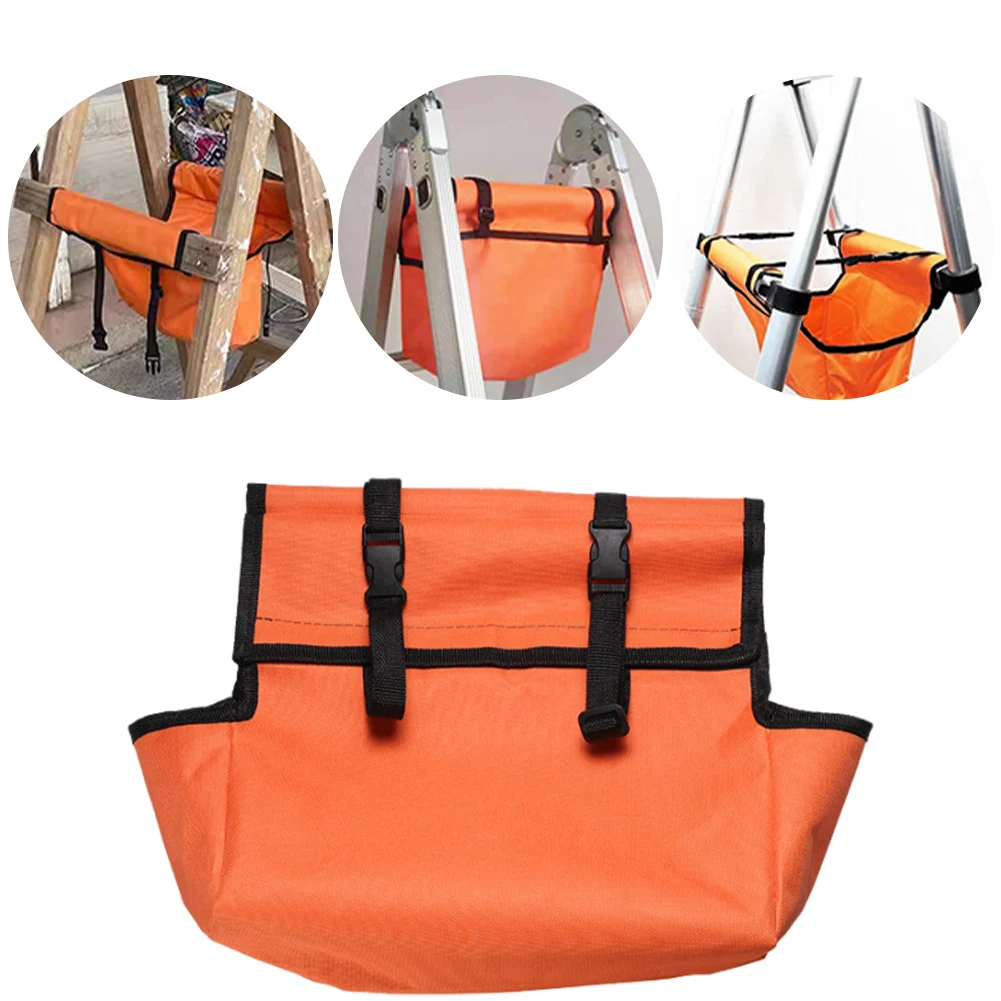 Oxford Cloth Telescoping Ladder Tool Storage Bag Multifunctional Herringbone Ladder Tool Pouch Ladder Tool Bag Ladder Accessory