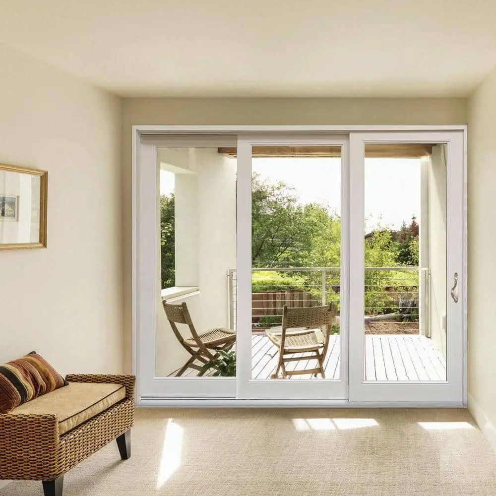 

Sliding Glass Door with Aluminum Frame Double Glazed Tempered Glass Stable Structure Sliding Door Custom Size for Outdoor