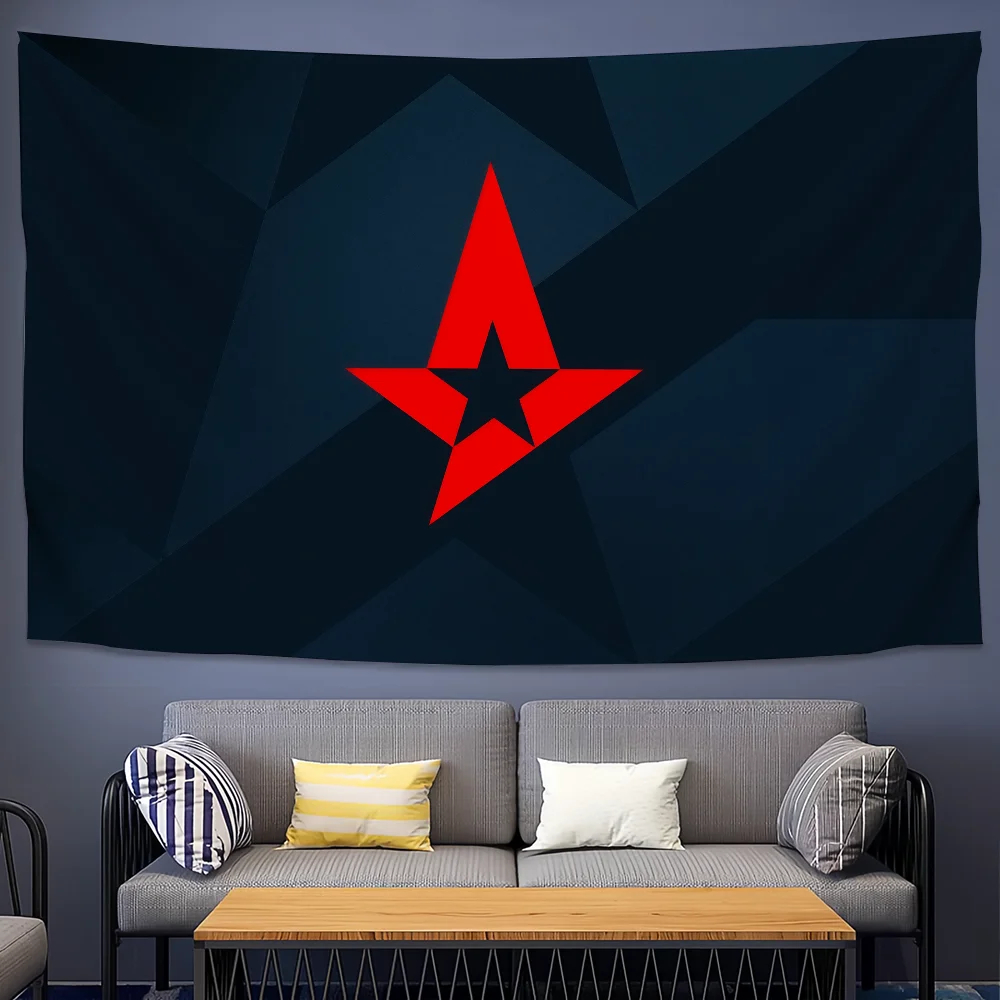 علم الفريق A-Astralis للتخييم في الهواء الطلق، نزهة، ديكور منزلي، لافتة زينة