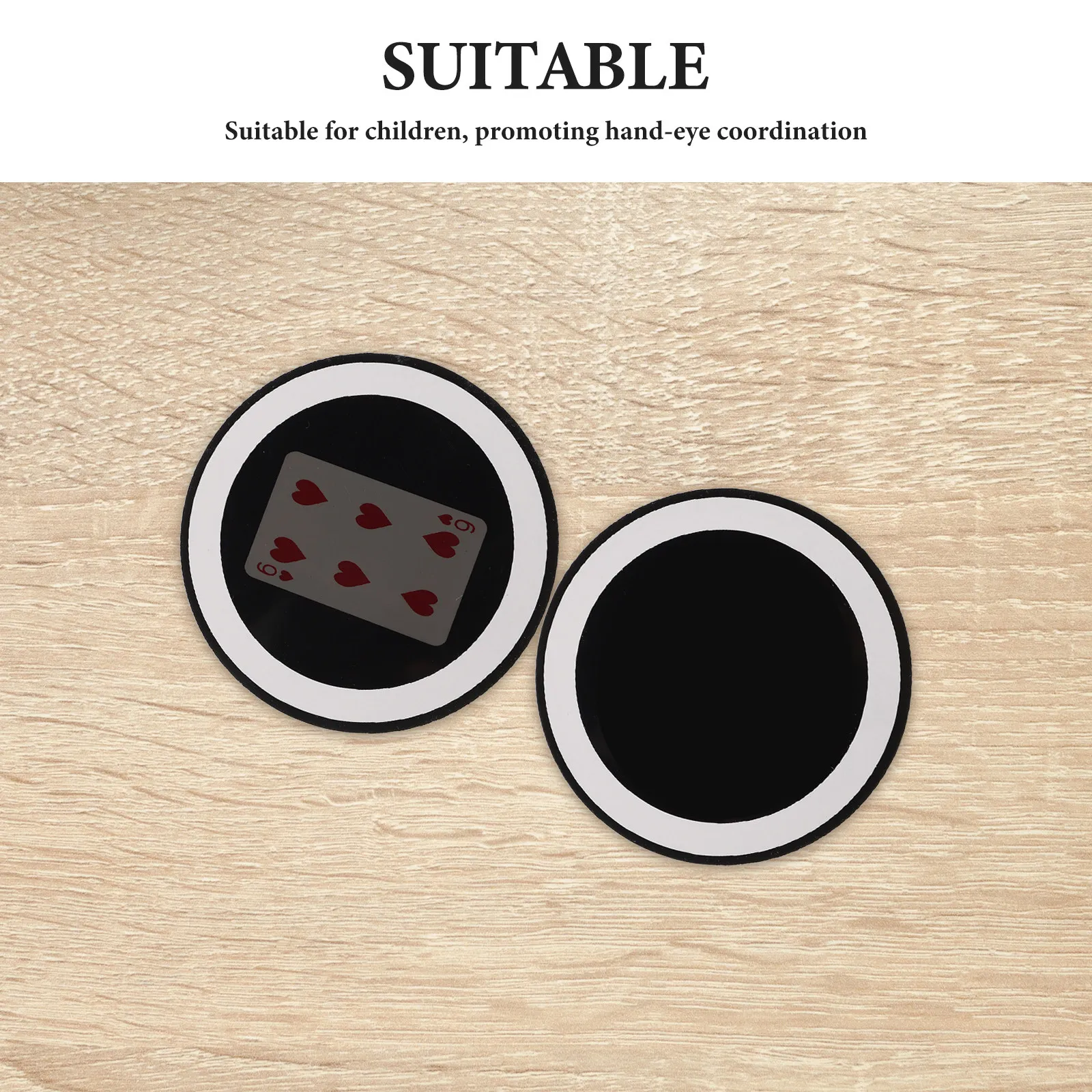 6 Piezas de Espejo Mágico para Trucos de Magia, Accesorio para Actuaciones de Magia de Cerca, Truco para Niños, Suministros de Magia, Diversión en Fiestas, Desarrollo de Habilidades