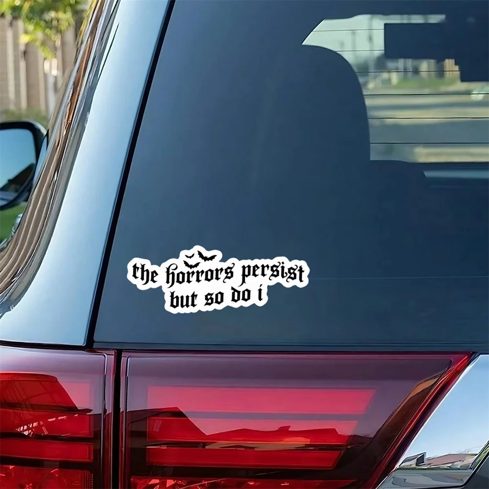 10 قطعة من ملصقات الرعب ولكن ذلك أفعل ذلك ملصقًا للعناية الذاتية ملهمًا مناسب للهواتف المحمولة وزجاجات مياه السيارات وما إلى ذلك
