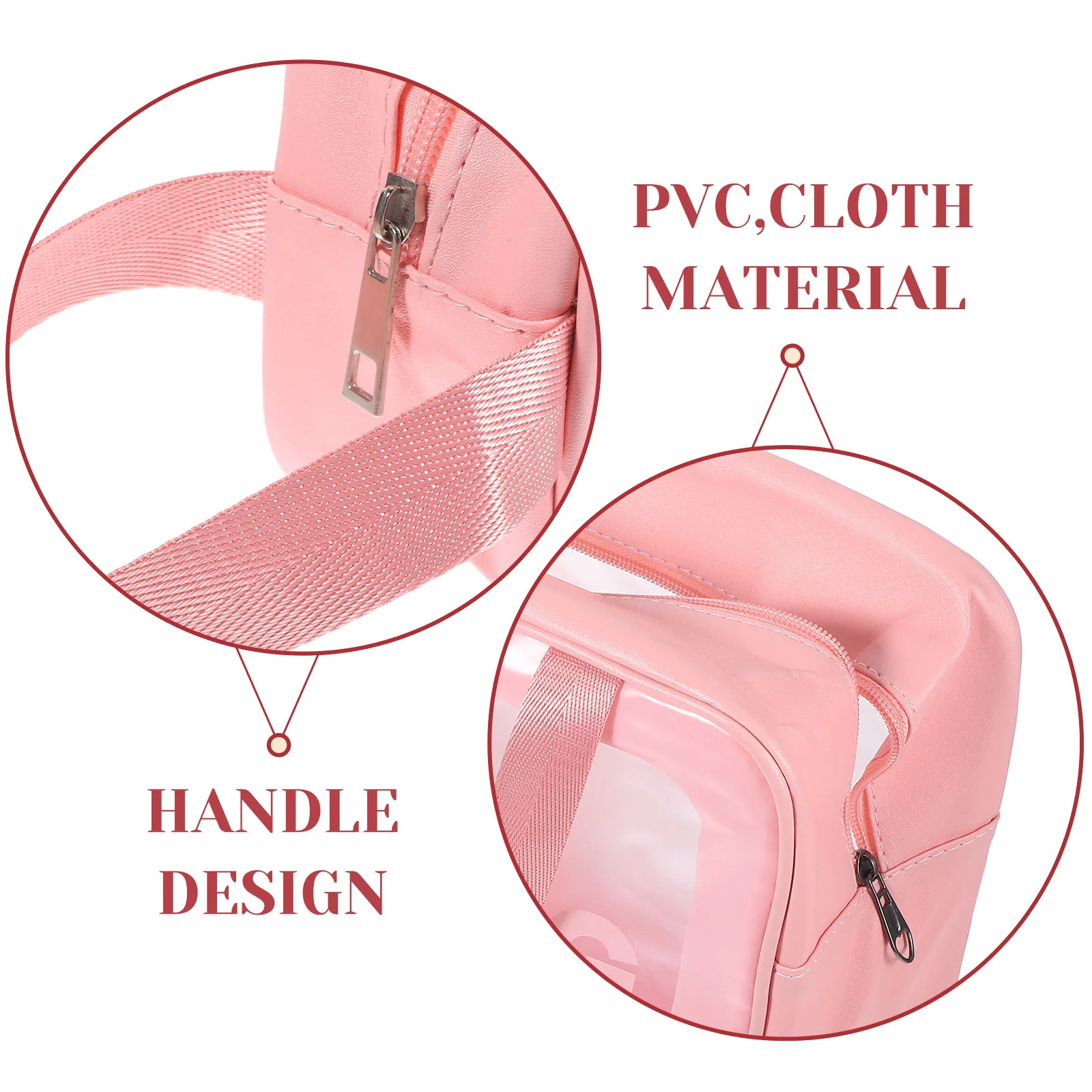 3 個旅行用トイレタリーバッグセットクリアポータブルメイクアップバッグ厚くて耐久性のある大容量旅行必需品女性