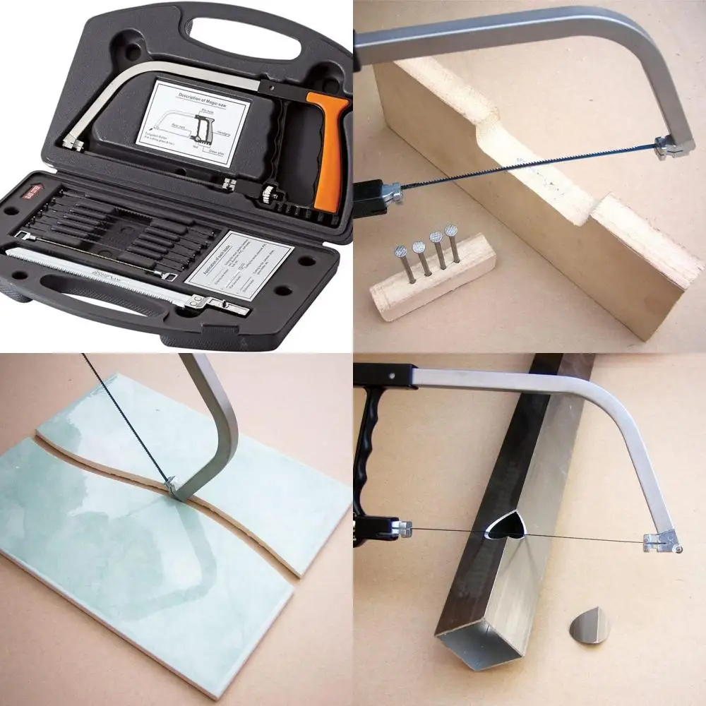 

All-in-One 15-Function Magic Hand Saw Kit: Versatile Cutting Tool for Wood, PVC, Glass, and More