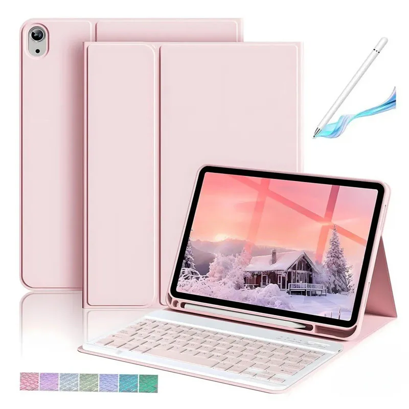 

For Ipad Air 11 Inch (M4) 2026 Case with Keyboard Detachable Wireless Keyboard Tablet Cover For Ipad Air 11 Inch (M4) 2026 Funda