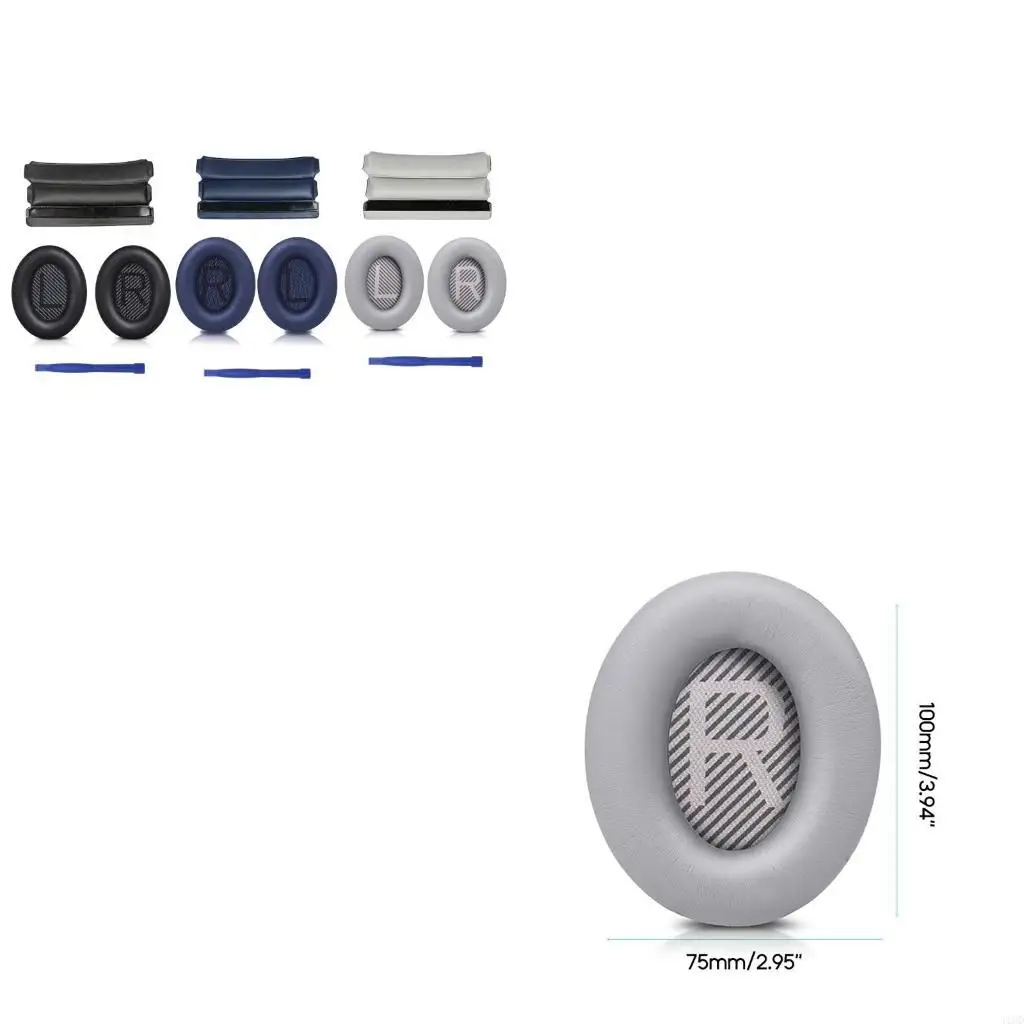 J1HDソフトイヤパッドヘッドバンドクッションQC35/QC35IIイヤホンフォームイヤパッドヘッドビーム