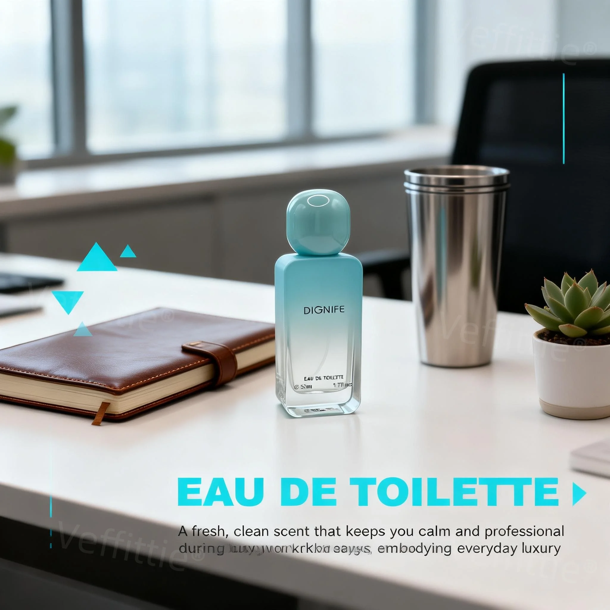 Polished Wormwood White Pepper EDT 50ml, Aroma Herbal Fresco y Duradero, Ideal para el Trabajo Profesional, Toque Refinado