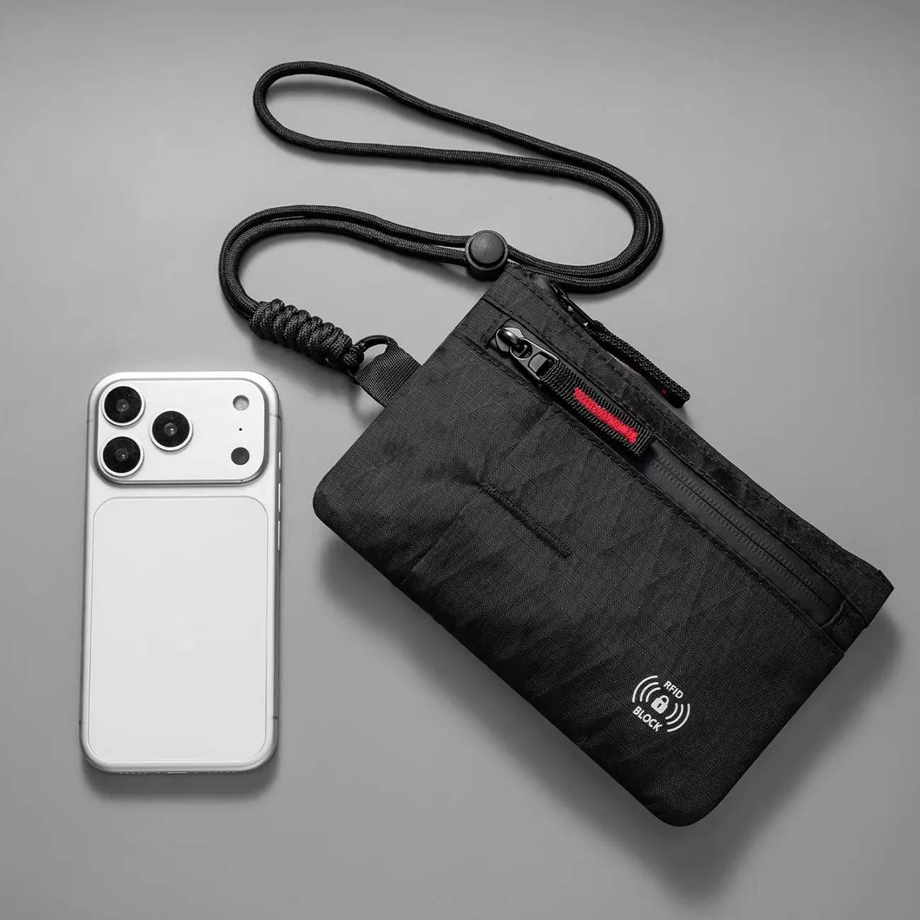 Waterproof RFID Blocking Travel Wallet | XPAC Anti-Theft Clutch with Wristband for Phone & Passport