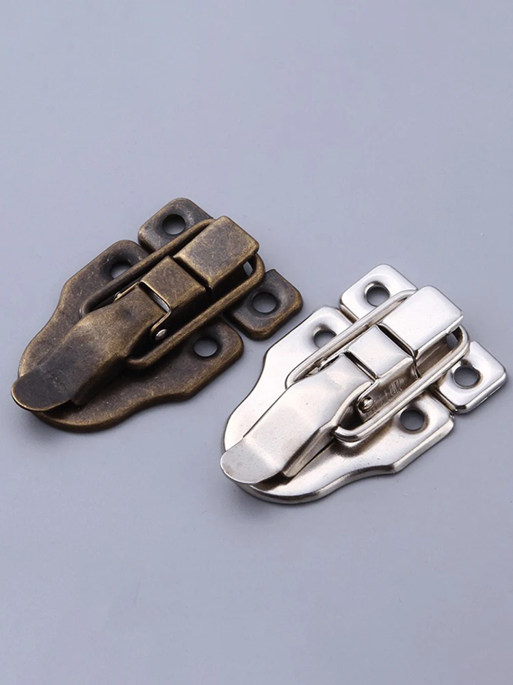 4 Stuks Vintage Sieraden Houten Doos Hasps Lade Vergrendelingen Decoratieve Koffers Hasp Klink Gesp Sluiting Meubelbeslag - afbeelding 2