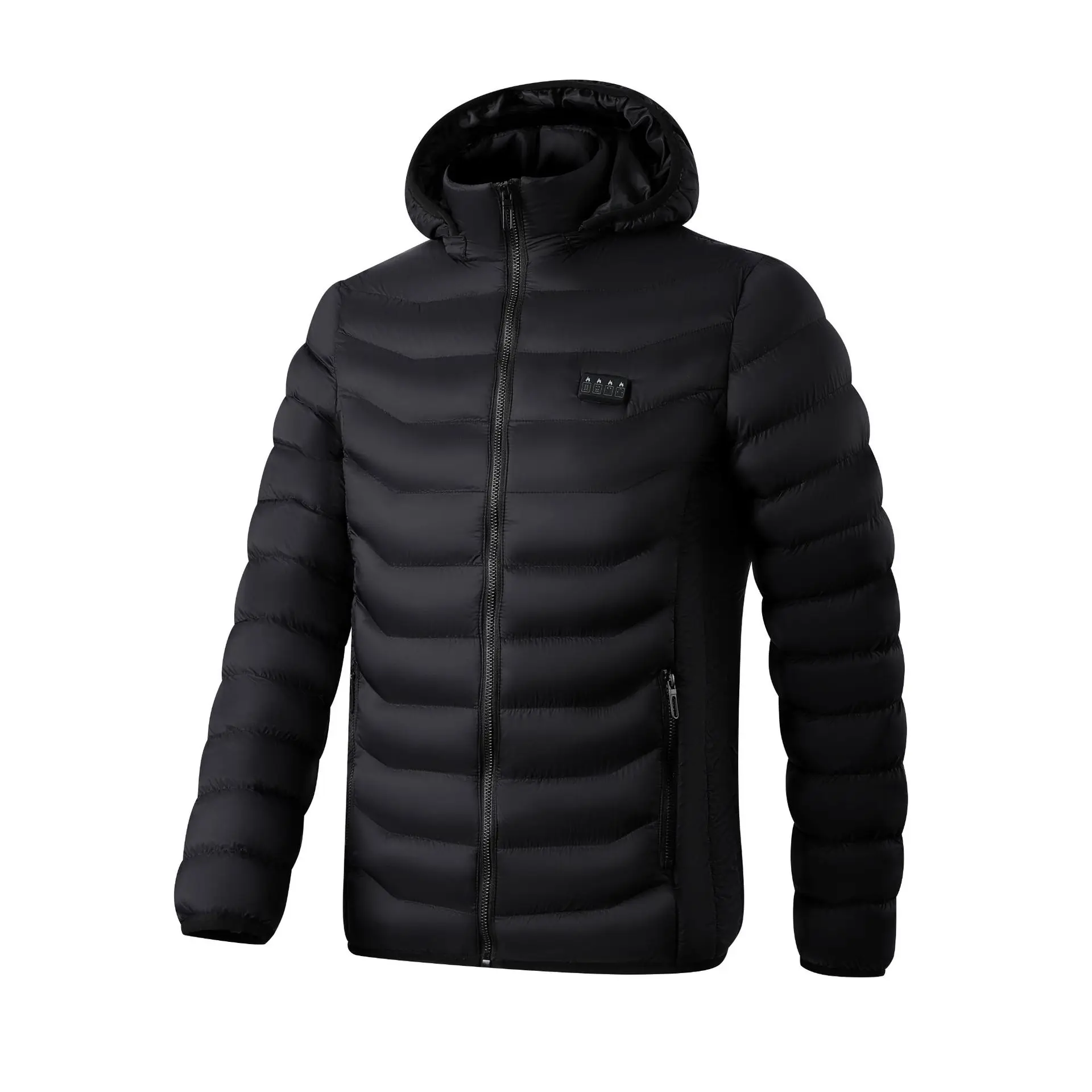19 Areas Winter Heated Jacket for Men Women USB Electric Heating Cotton Jacket Waterproof Warm Hooded Thermal Self Clothes