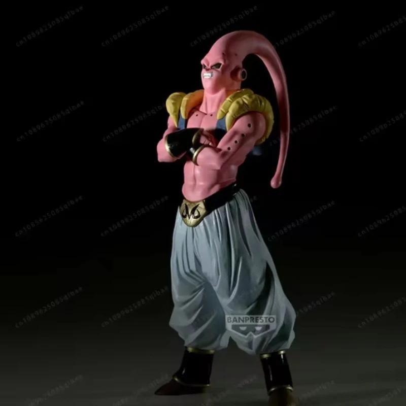 บันได ตุ๊กตาอะนิเมะดราก้อนบอล มาจินบูแอ็คชั่นฟิกเกอร์แมตช์เมคเกอร์คอลเลกชันตกแต่งของเล่นเด็กของขวัญเครื่องประดับของแท้