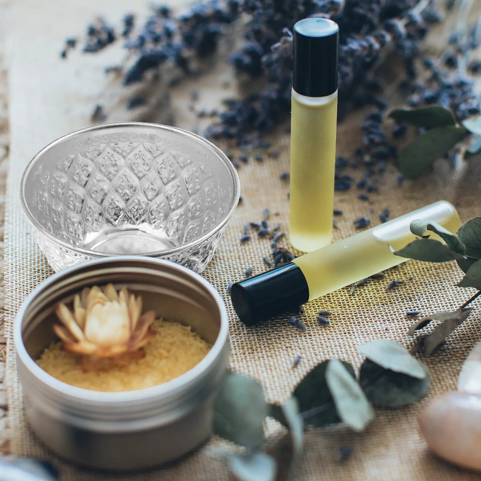 1Pcs Thai Style Essential Oil Storage Bowl Beauty Spa Hydrotherapy Small Facial Mask Holder Container Thai Style Bowl