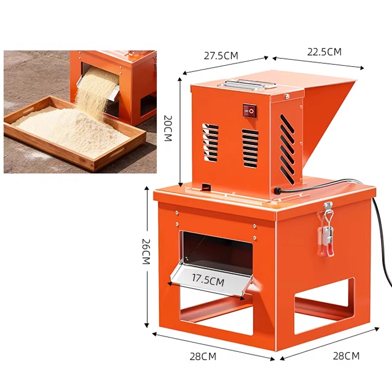 Mini Home Electric Flour Mill: Spice/Grain/Herb Grinder, 220V, Replaceable Sieve, for Making Cornmeal and Chili Powder
