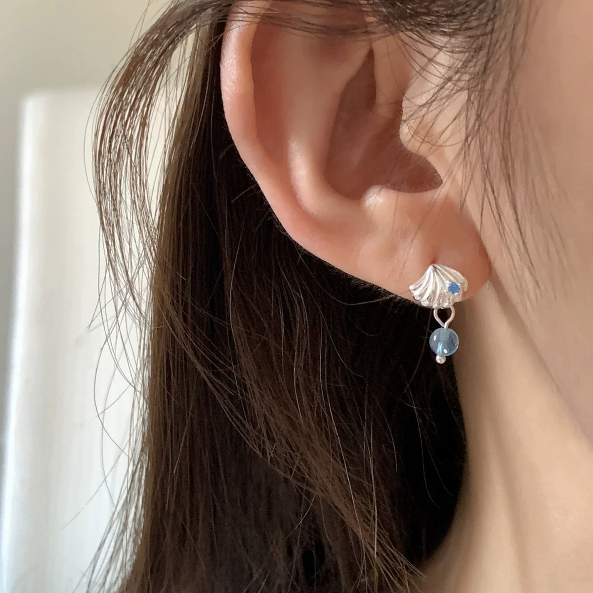 XIYANIKE Sweet Asymmetric Shell Starfish Stud Piercing Earrings For Women French Fashion New Jewelry Accessories Gift Party
