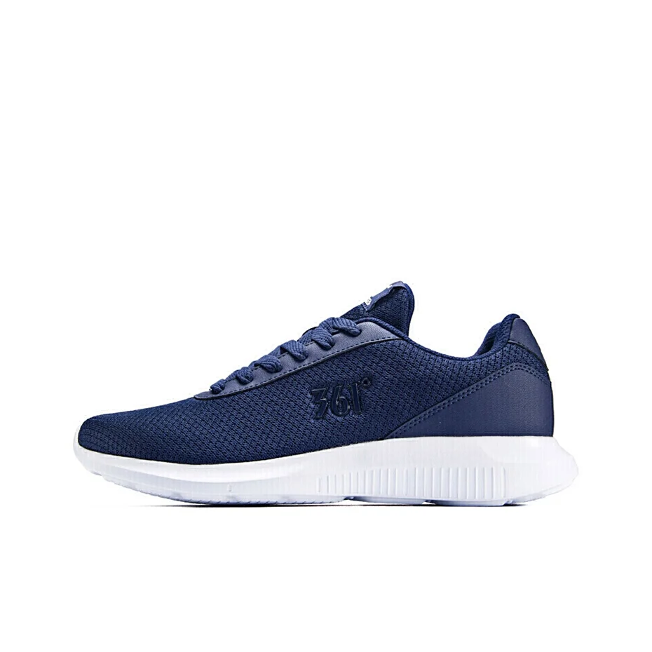361 Cushioning Breathable Low top Running Shoes Men's Blue White 671832270