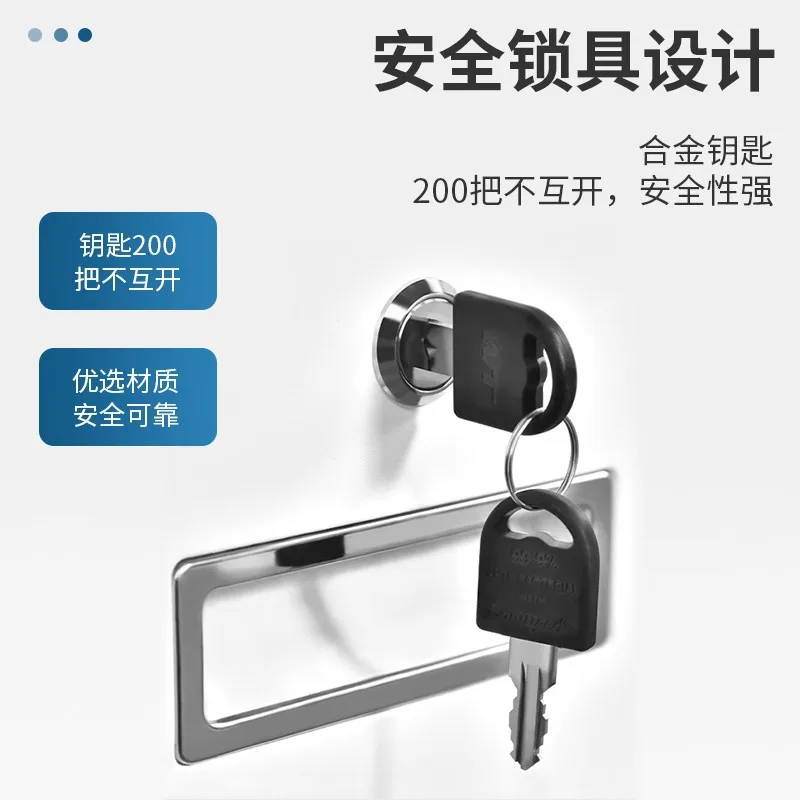 Office low cabinet with lock movable cabinet, drawer storage cabinet, password locker